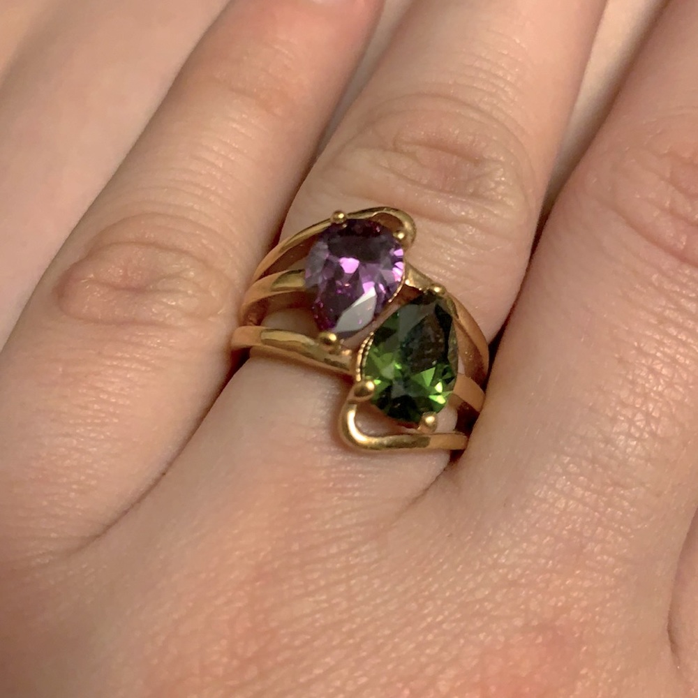 Gold Stone Ring